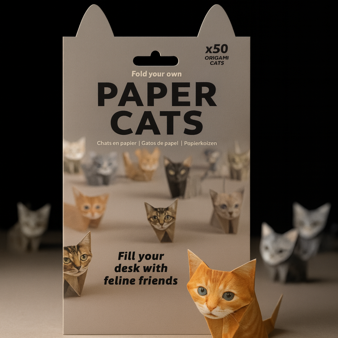 DIY Papierkatzen