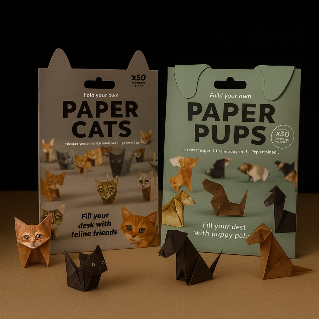 DIY Papierkatzen